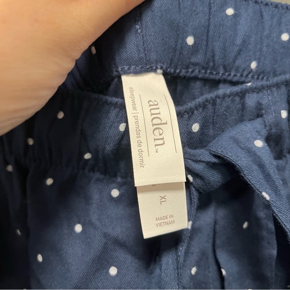 Target/Auden flannel pajama pants, navy polka dot XL - Picture 5 of 8